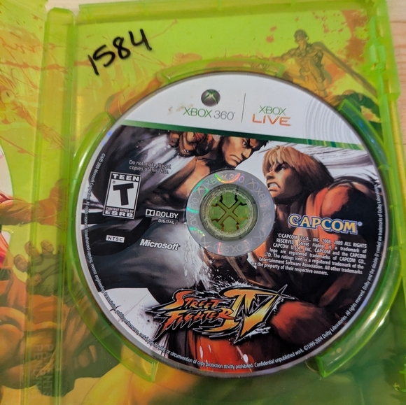 Street Fighter IV for Xbox 360 - Green Case Live Used - Picture 5 of 7